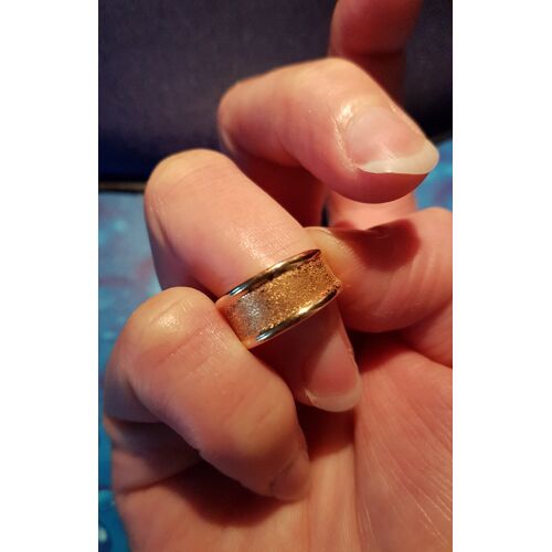 Bague Or Jaune Lisse Et Satiné 750 - 18 Carats