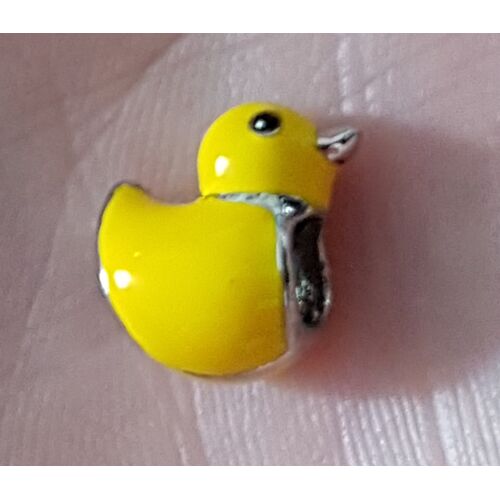 Ball And Charm S Charm's Ball Pendentif Poussin Jaune En Argent 925/1000