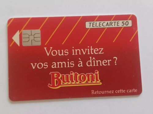 Carte Téléphonique Télécarte Buitoni Vous Invitez Vos Amis A Diner Puce 50 Unités So4 10/92