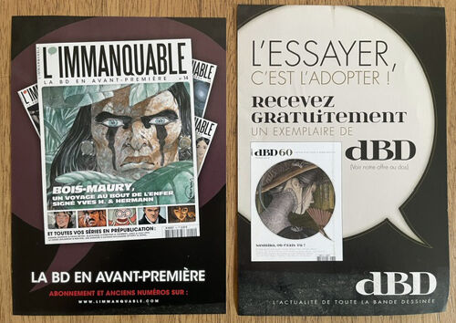 2x Bulletins Abonnement "L'Immanquable " + "Dbd"