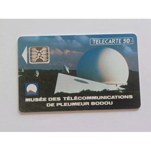Carte Téléphone Musée Des Télécommunications De Pleumeur Bodou Télécarte Puce 50 Unités Sc5 04/92