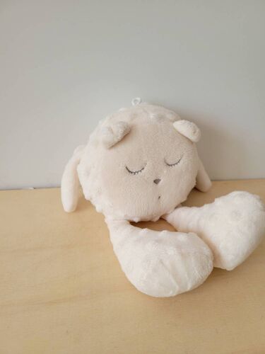 Doudou peluche myhummy blanc