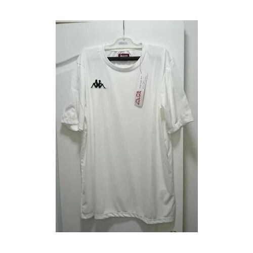 T-Shirt Kappa Blanc Manches Courtes Regular Fit Taille Xl