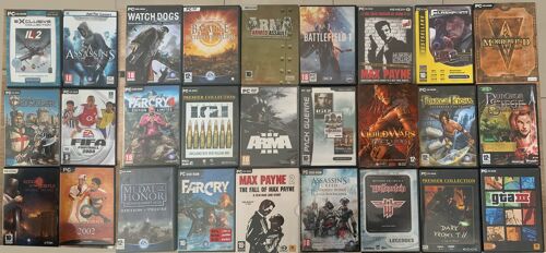 Lot De 27 Jeux Pc