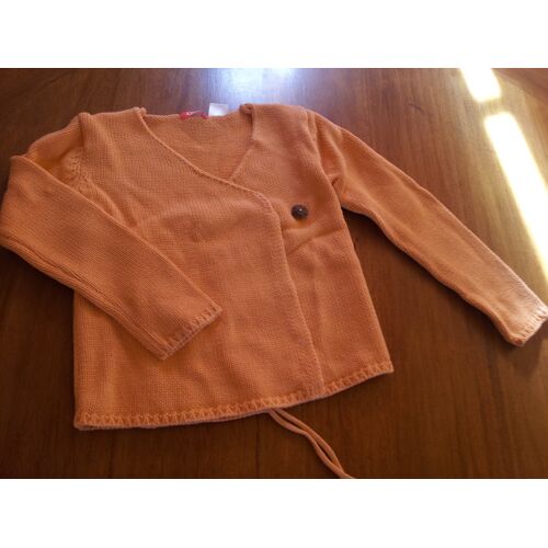 Gilet Okaou 114cm Orange Superbe Coupe