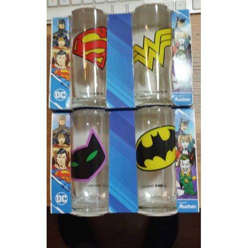 4 Verres Dc Auchan