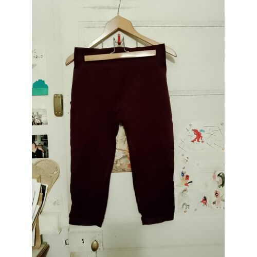 Pantacourt Legging Bordeaux 38 M Aurique.