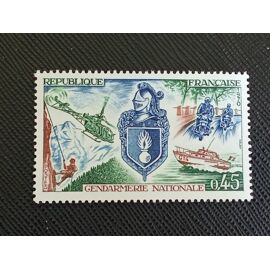 Timbre France Yt 1622 Gendarmerie Nationale 1970 (080410 )
