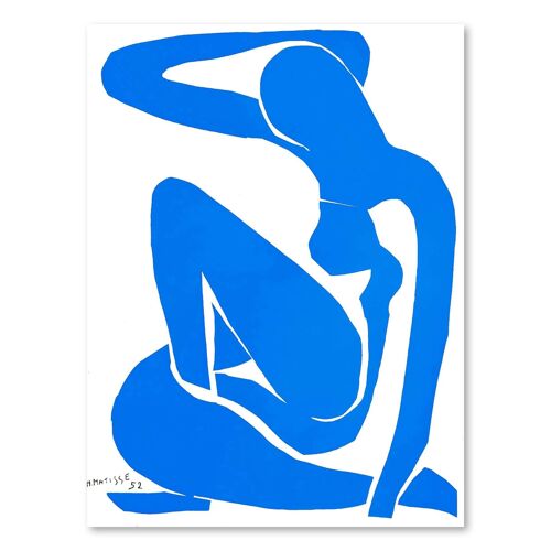 Affiche / Poster - Henri Matisse - Bleu - 60x80cm