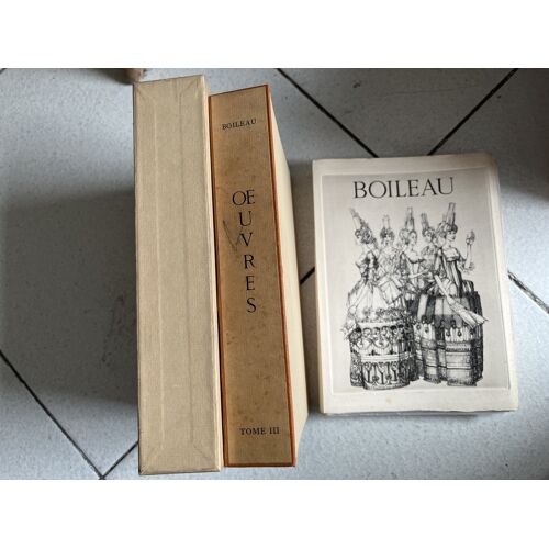 "Oeuvres De Boileau " Tome 3 Edition Illustrée 1961
