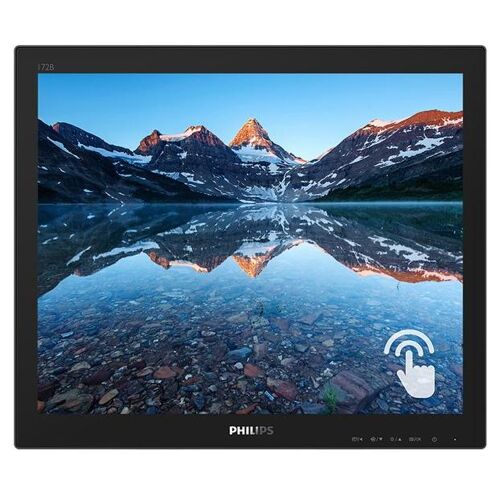 Philips B Line 172B9TN - Écran LED - 17" - écran tactile - 1280 x 1024 SXGA @ 60 Hz - TN - 250 cd/m² - 1000:1 - 1 ms - HDMI, DVI-D, VGA, DisplayPort - haut-parleurs - texture noire