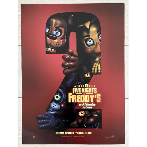 Five Nights At Freddy¿S - Affiche Originale De Cinéma - Roulée - 39x53cm - Année 2025
