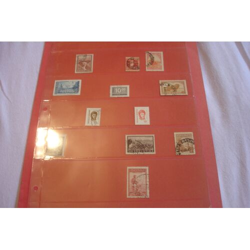 Lot De 12 Timbres Argentine
