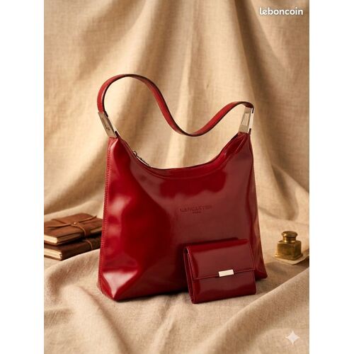 Ensemble de Maroquinerie Lancaster Paris ¿ Cuir Lisse Rouge
