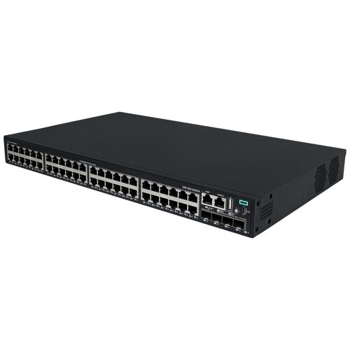 HPE Networking Comware 2150 48p 10M/100M/1G PoE+ 4p SFP+ 1G/10G 390W - Commutateur - C3 - Géré - 48 x 10/100/1000Base-T (PoE+) + 4 x 1 Gigabit/10 Gigabit SFP+ (liaison montante/empilage) - Montable sur rack - PoE+ (390 W)