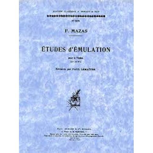 Mazas Études D'Émulation Op.36 N° 2 Durand
