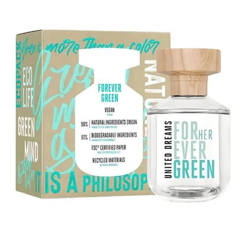 Benetton Dreams Forever Green Eau De Toilette Pour Femme 