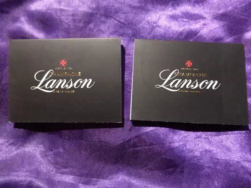 2  Blocs Post-It  Champagne Lanson  7.5 X 10.2 Cm Parfait État