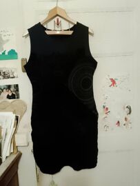 Robe Noire/Marine 44 Xxl Desigual.