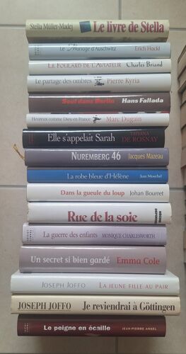 Lot De 31 Romans Sur Le Theme "Seconde Guerre Mondiale"