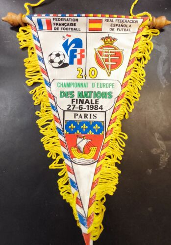 Grand Fanion Finale Championnat D'Europe 1984 France Espagne