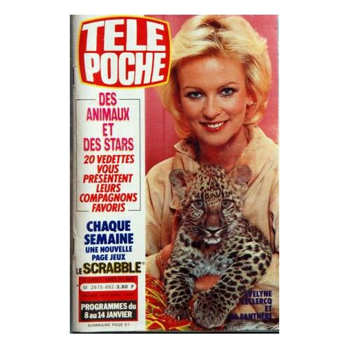 Tele Poche 882 1983 Evelyne Leclercq/Line Renaud/Kim Wilde/Le Luron/Demongeot/Cyrielle Claire/Nicoletta/Page Programme / Rika Zarai