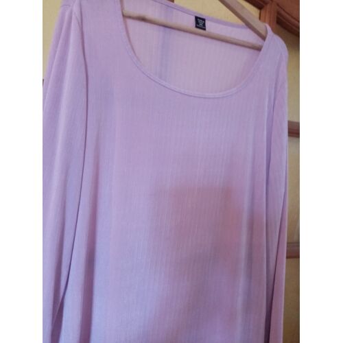Haut Rose Lilas À Manches Longues Pour Femme, T46-48.