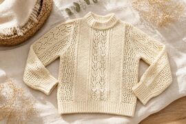 Pull Maille Jaune Clair Kiabi Xs – Col Montant – Style Bohème/Cocooning – Bon État