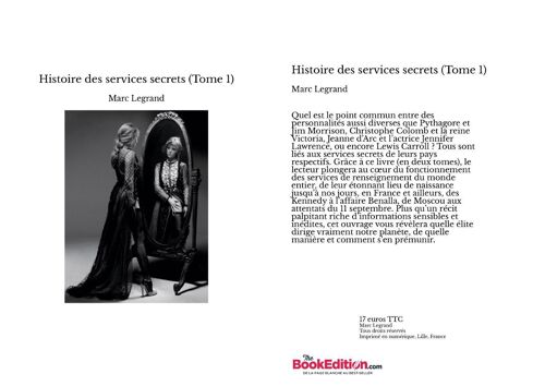 Marc Legrand - Histoire Des Services Secrets (Tome 1 Et 2)