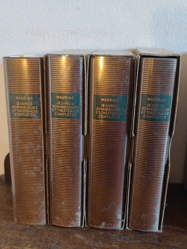 Mauriac - Oeuvres Romanesques Et Théâtrales Complètes - La Pléiade 4 Tomes