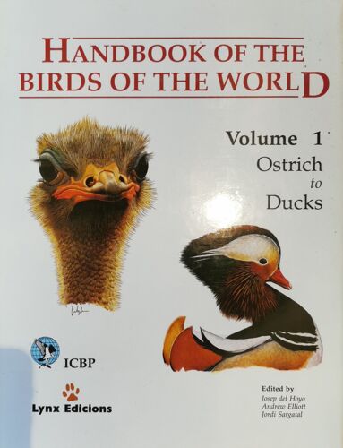 Handbook Of The Birds Of The World Tome 1 À 8
