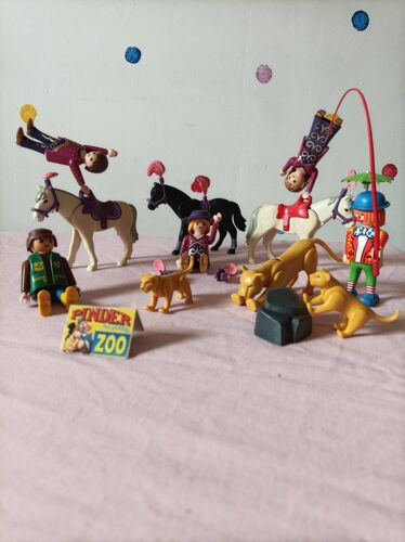 Lot de playmobils cirque