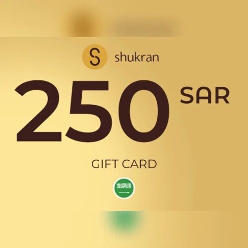 Shukran Gift Card 250 SAR Key - SAUDI ARABIA