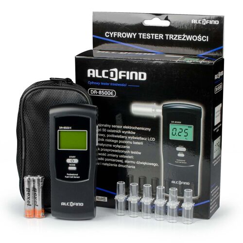 Alcootest Électrochimique Da 8500e + Embouts Buccaux