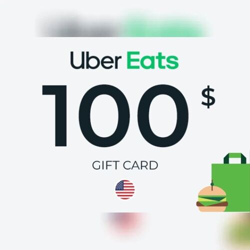Uber Eats Gift Card 100 USD (US) Key - UNITED STATES
