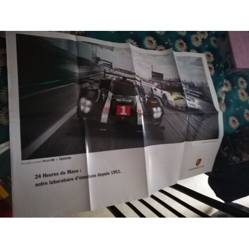 Poster Porsche Wec 24 Heures Du Mans