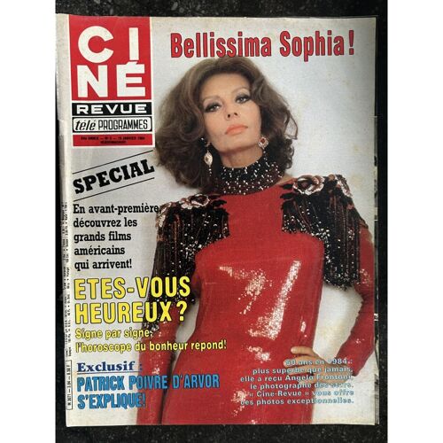 Cine Tele Revue 1984 01 19 N° 3 Sophia Loren + Poster Scarface Dune