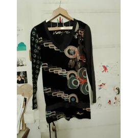Top Long Multicolore 38 M Desigual.