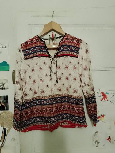 Blouse Légère Multicolore 36 S Fashion Girl,