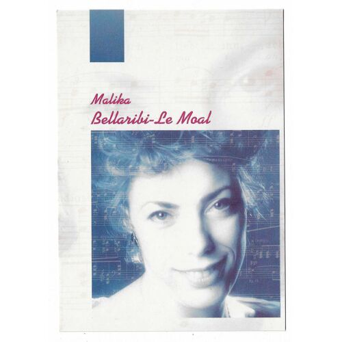 Carte De Collection Malika Bellaribi-Le Moal , Salle Gaveau 45 Rue De La Boétie 78008 Paris Samedi 28 Mars 1998 , 20h30
