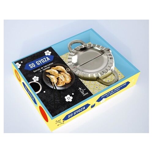 Coffret So Gyoza - Secrets De Fabrication Et Recettes - Avec 1 Moule À Gyoza En Acier Inoxydable