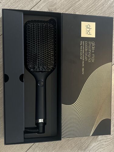 Brosse Chauffante Glide + Max Smoothing Hot Paddle Brush - Idéal For Long, Trick & Curly Hair 