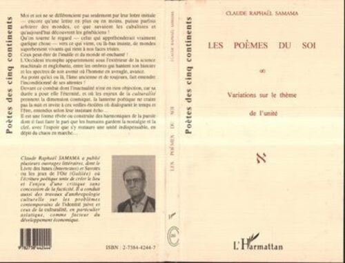 Les Poèmes Du Soi - Variation Sur Le Thème De L'unité
