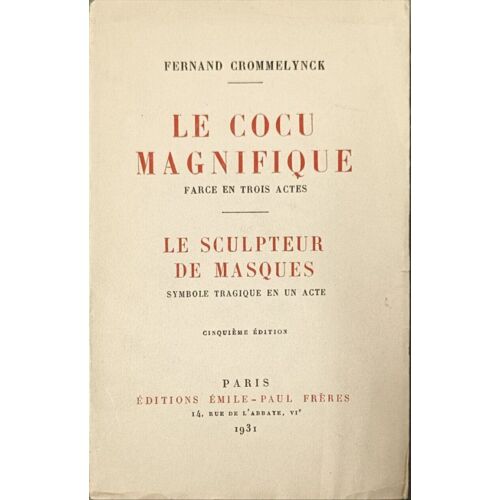 Le Cocu Magnifique : Le Sculpteur De Masques