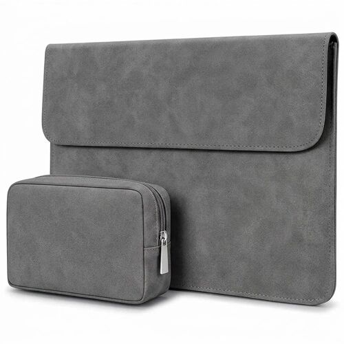 Housse Ordinateur Portable 13 Pouces Protection pour MacBook Air 13 M1-M5 Neo HP Asus Lenovo - Gris - E.F.Connection