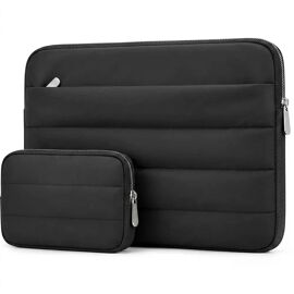 Housse pour Ordinateur Portable 14 Pouces - Compatible avec MacBook Air Acer Lenovo Dell Asus - Noir - E.F.Connection