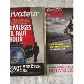 Revues Nouvel Observateur ( Lot De 2)