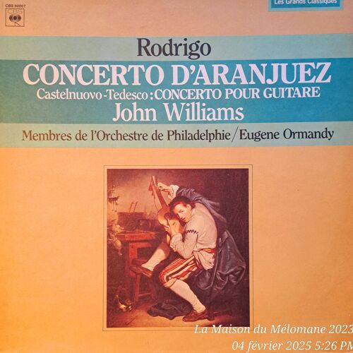 562 Superbe Album Vinyle Original Collection Concerto Aranjuez John Williams