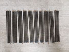 10 Grands Rails Droits Jouef 22 Cm-Jouef