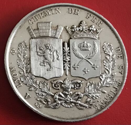 Jeton - Chemin De Fer Lyon St Etienne - 1826 - France - Argent